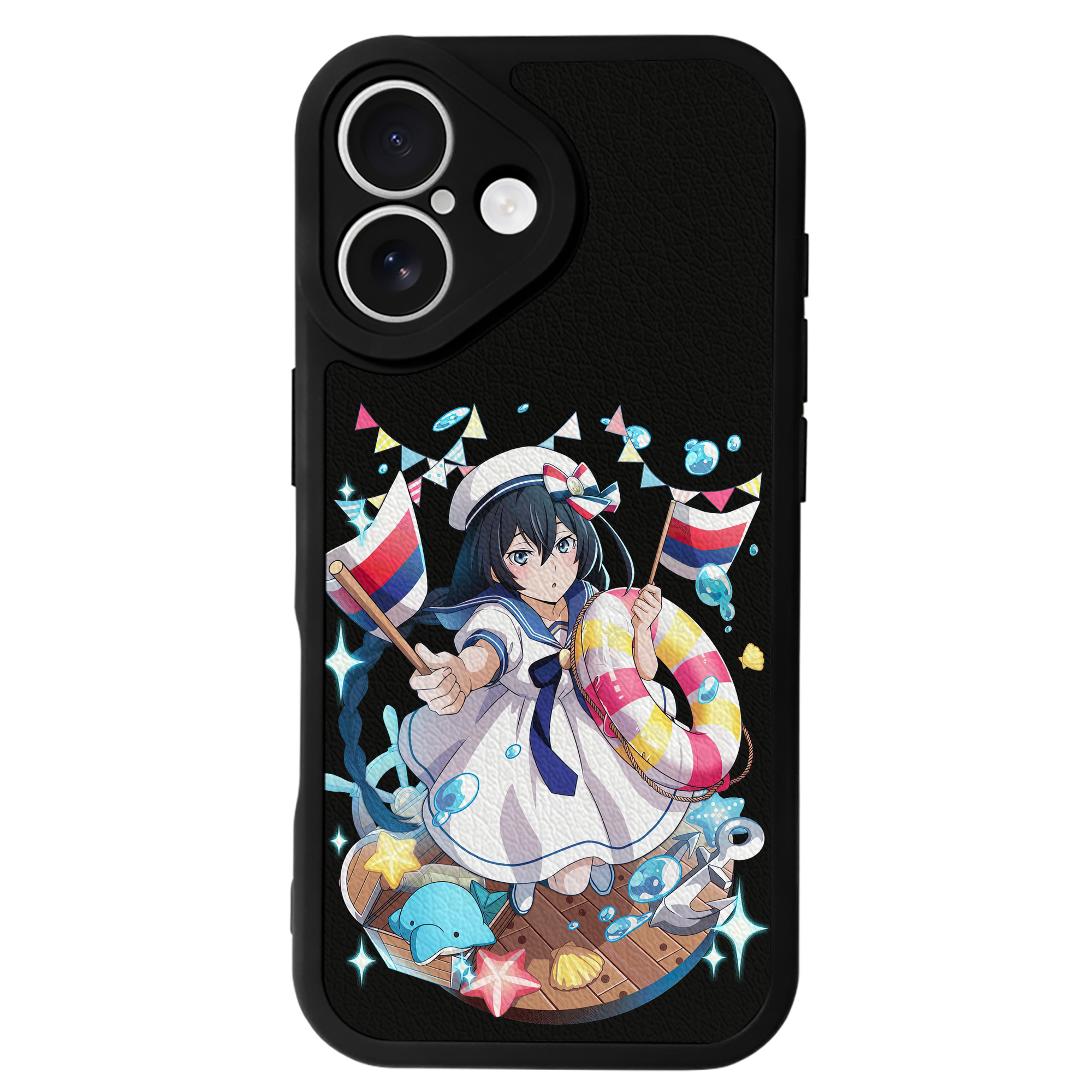 （画像用） 文豪ストレイドッグス Bungo Stray Dogs 【iPhone 16シリーズ対応】シリコンスマホケース（レザー調） 材質：シリコン